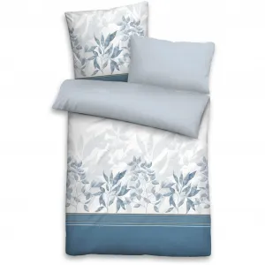 Двустороннее постельное белье Biberna «Азра», тонкий блеск + мягкость, простота в уходе, в комплекте из 3 или 6 шт, цвет ciel