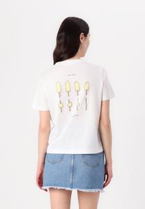 Футболка с принтом CAMINO Samsøe Samsøe, белый