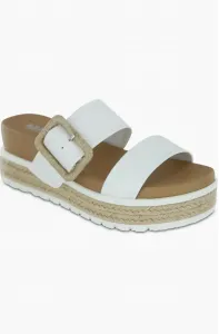 Женские сандалии на платформе Kenzy в цвете «Белый солод» Mia