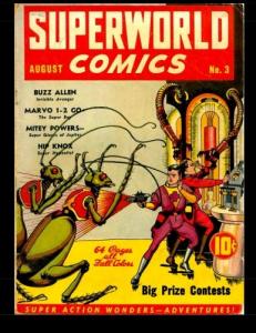 Superworld Comics #3: Super Action Wonders - Adventures! 1940 (CreateSpace Independent Publishing Platform)