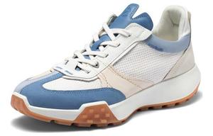 Ecco Низкие спортивные повседневные туфли мужские винтажного синего цвета