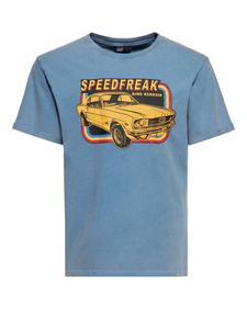 Футболка с принтом King Kerosin Speedfreak небесно-голубого цвета King Kerosin