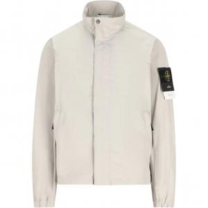 Куртка с лого-патчем STONE ISLAND, белый