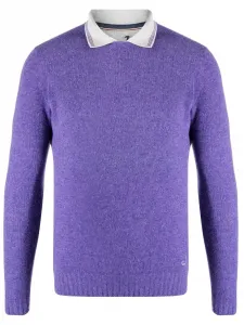 Толстовка с воротником поло JACOB COHEN, фиолетовый