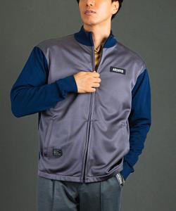 Блузон из комбинированных материалов