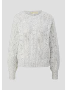 QS Вязаный свитер в цвете 07W0_natur