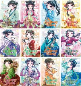 The Apothecary Diaries Manga Series 12 Books Set (Book 1 - 12) (Square Enix Manga)