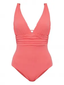 Слитный купальник Panarea с драпировкой Melissa Odabash, розовый