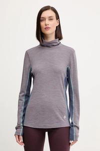 Функциональная шерстяная кофта с длинным рукавом Smartwool, фиолетовый