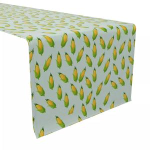 Дорожка для стола, 100 % хлопок, 16x90 дюймов, это кукуруза.