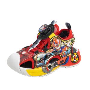 Детские сандалии с низким верхом, нескользящие, износостойкие, дышащие RHOBESAM, красный