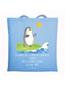 Сумка для переноски Mr & Mrs Panda Pinguin Surfer, небесно-синий