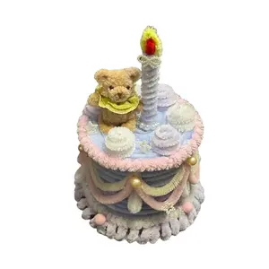 Плюшевый мишка торт, набор для рукоделия кукла CHUNTUSHU