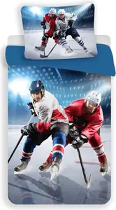 Пододеяльник Sweet Home хоккей на льду 140 x 200 см - 70 x 90 см