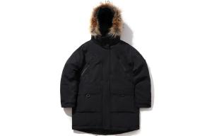 Спортивная модная коллекция пуховик женский черный Lining