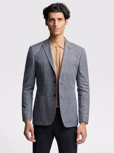 Пиджок Allen Slim Fit Oversized в клетку Ted Baker, Navy Oversize Check