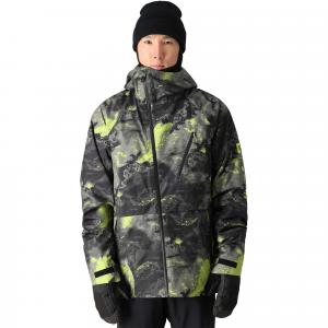 Мужская пуховая куртка GORE-TEX Hydra Down Thermagraph 686, Lime Hemisphere Colorblock
