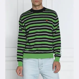 Шерстяной свитер обычного кроя Kenzo, зеленый