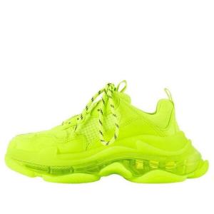 Кроссовки triple s 'fluo yellow' Balenciaga, желтый