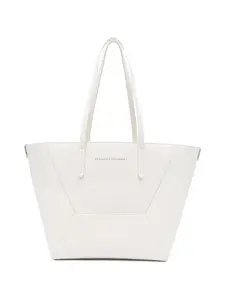 Сумка-тоут с логотипом Brunello Cucinelli, бежевый