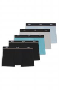 BOSS Боксеры в цвете Turquoise, Light Grey, Black