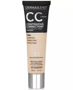 СС-крем непрерывной коррекции SPF 50+ Dermablend, цвет 15N