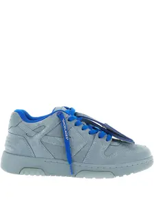 Кроссовки из замши с логотипом Off-White, синий