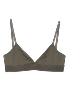Бюстгальтер треугольной формы TOM FORD, зеленый
