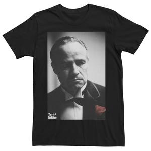 Мужская футболка с плакатом The Godfather Don Vito Corleone Licensed Character