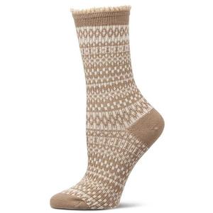 Женский хлопковый носок "pattern metrics" Memoi