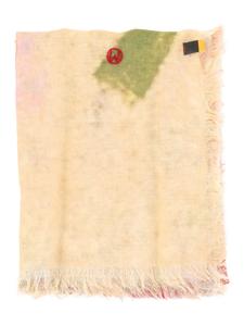 Шарф TALKING WALLS abstract-print scar, нейтральный