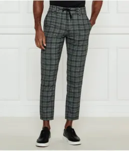 Брюки чинос tapered fit Boss Orange, графитовый