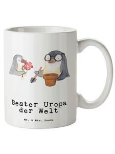 Кружка XL Penguin Лучший прадедушка в мире с белой надписью Mr. & Mrs. Panda