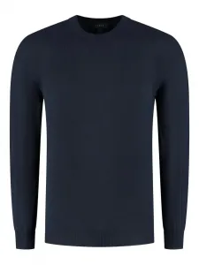 Свитер с круглым вырезом и рукавами-реглан Sease, синий