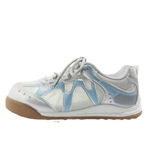Дышащие низкие кроссовки для скейтбординга для женщин BINGO DUCK, Silver A