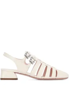 Туфли Très Vivier 25 с кристаллами Roger Vivier, белый