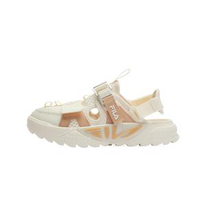 FILA KIDS Детские сандалии с низким верхом, нескользящие, износостойкие, дышащие, молочно-белые/золотистого цвета