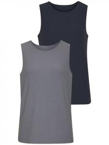 Майка темно-синего и серо-голубого цветов Vivance