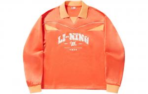 LiNing Поло для женщин розовый оранжевый
