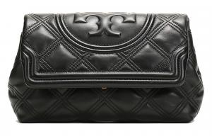 Клатч из овчины обычный женский черный TORY BURCH