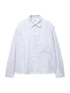 Рубашка на пуговицах Comfort fit Pull&Bear, белый