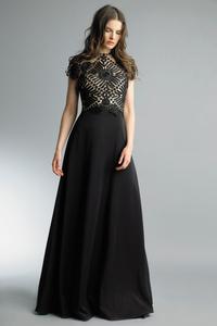 Платье с коротким рукавом Basix Black Label, Black Nude