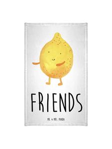 Mr. & Mrs. Panda Полотенце «Лучшие друзья» с лимоном и надписью белого цвета