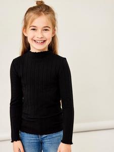 Футболка с длинным рукавом Nkfnoline Slim Name it, черный