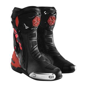 SCOYCO Уличные беговые велоботинки для мотоцикла антипадение, гоночные шоссейные велотуфли, всесезонные соревновательные ботинки mr003 flame red, размер 44