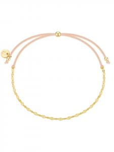 Glanzstücke München Браслет из стерлингового серебра с отделкой из желтого золота