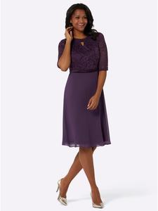 WITT WEIDEN Кружевное платье виноградного цвета