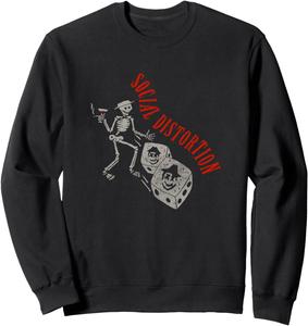 Официальная толстовка Social Distortion Skelly Dice, черная