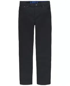 Детские джинсы 502 Taper Fit Stretch Performance для мальчиков Levi's, черный