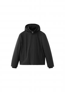 MANGO MAN Куртка межсезонная 'Cunen' в черном цвете